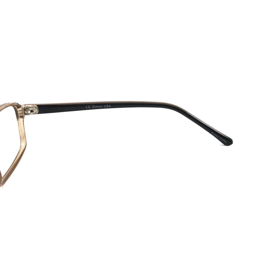 Sierra Eyeglasses Frames S334 Smoke Brown Black Rectangle Full Rim 54-17-140
